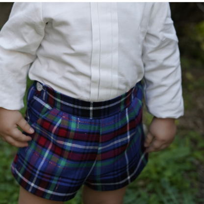 Håndlaget 2-delt sett med skjorte og shorts