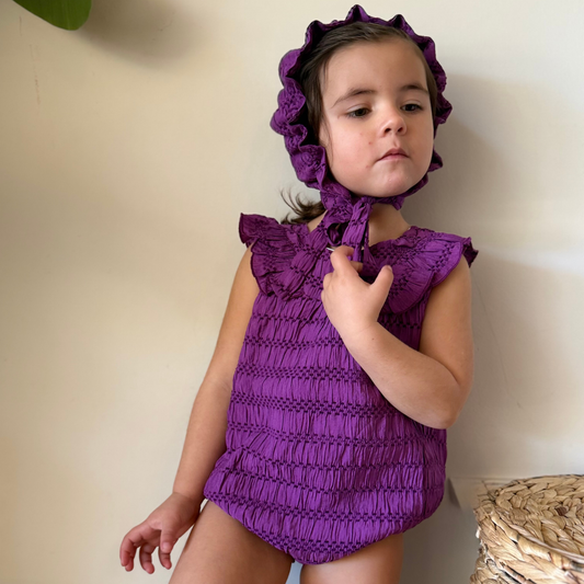 PRE-ORDER Vinca Romper med kyse